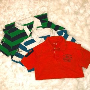 EUC Gap Kids Polo Boys Shirts Lot of 3 Medium